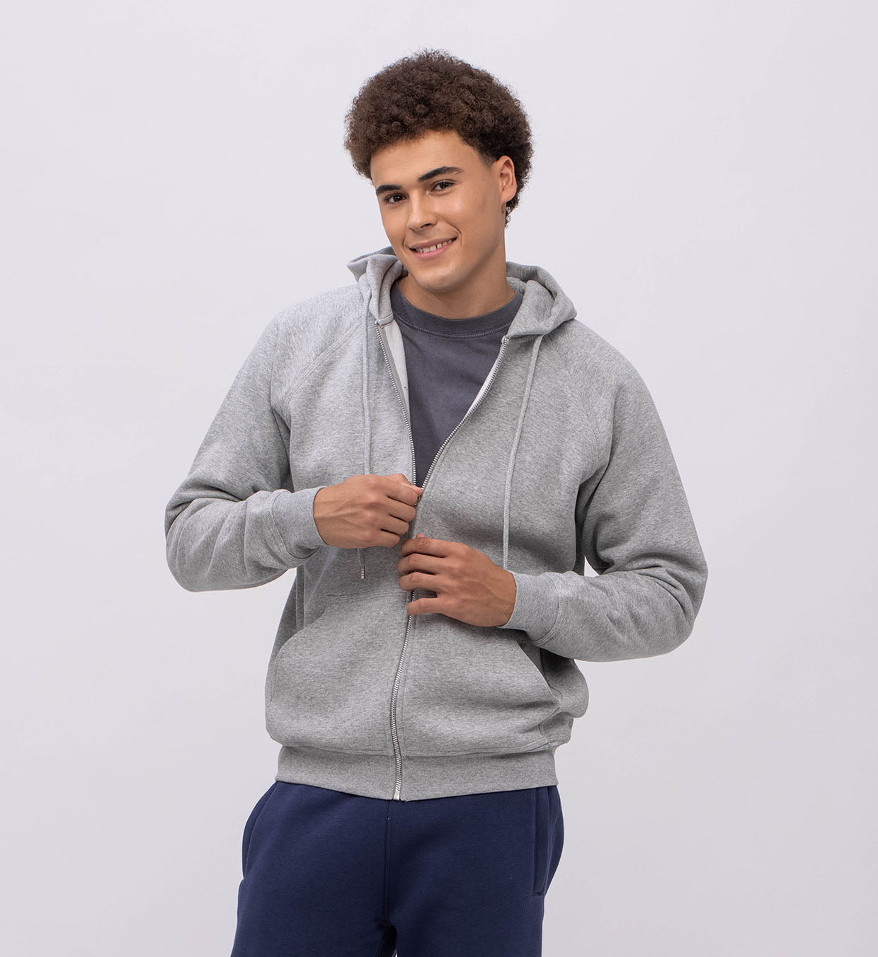Fleece Hoody + Zipper