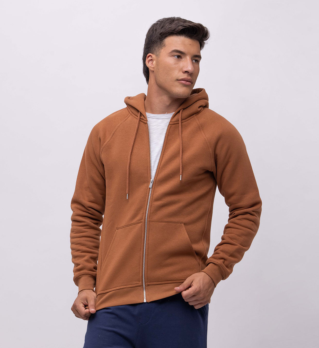 Fleece Hoody + Zipper