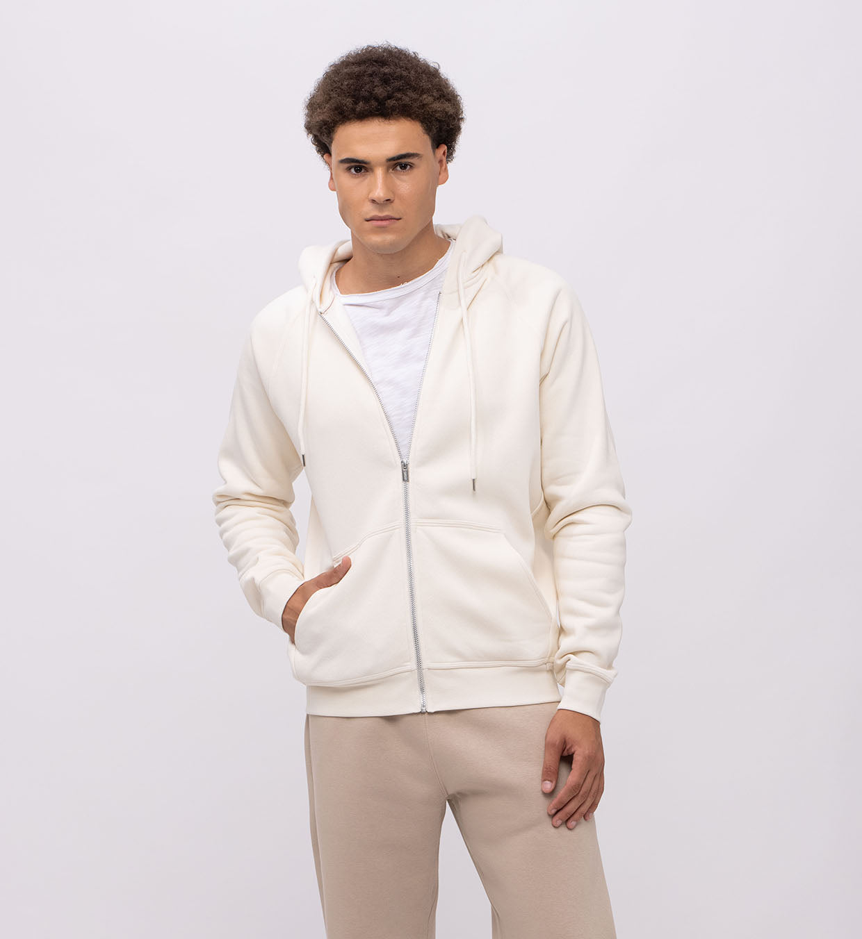 Fleece Hoody + Zipper