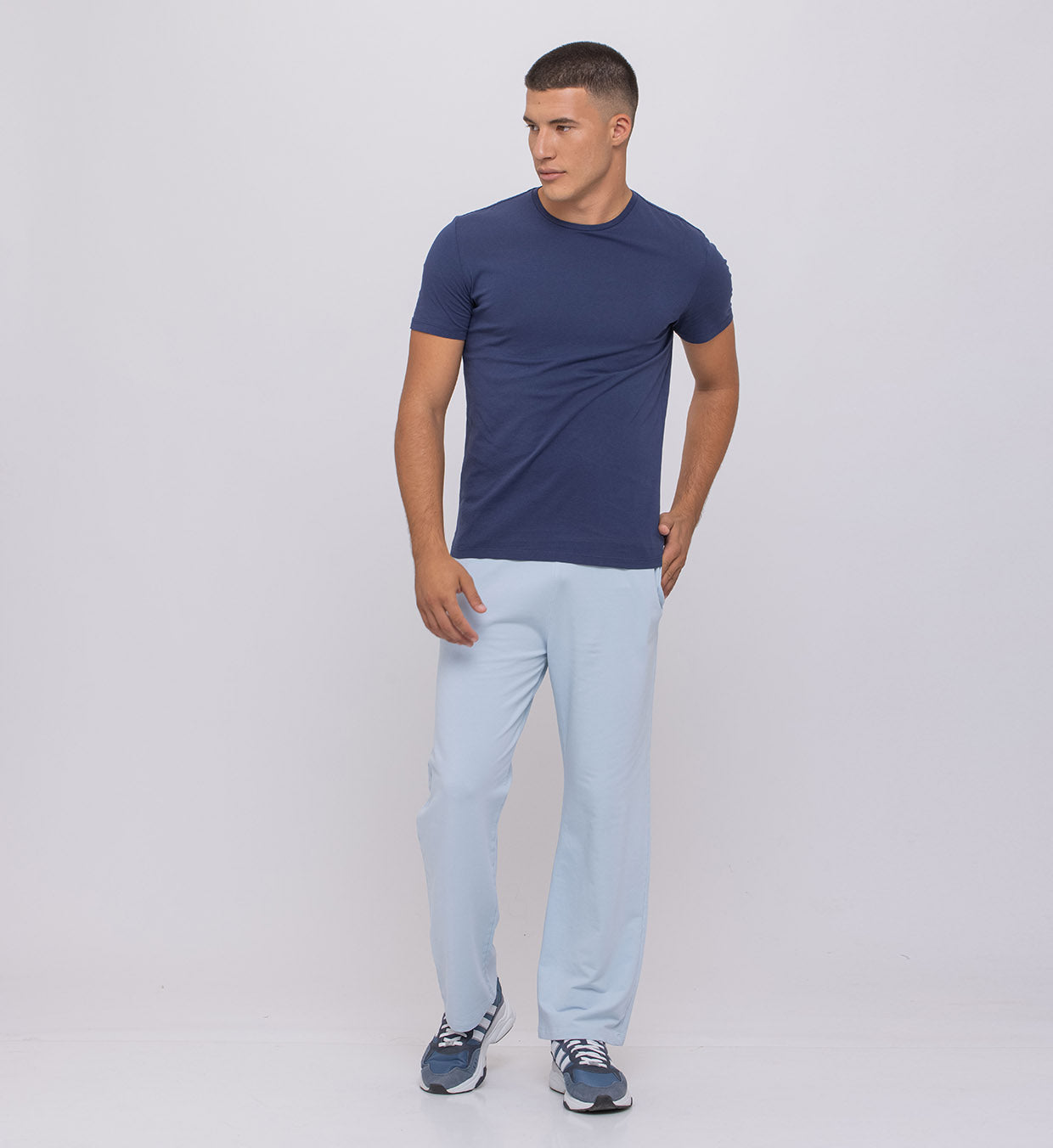 Blue Terry Pants
