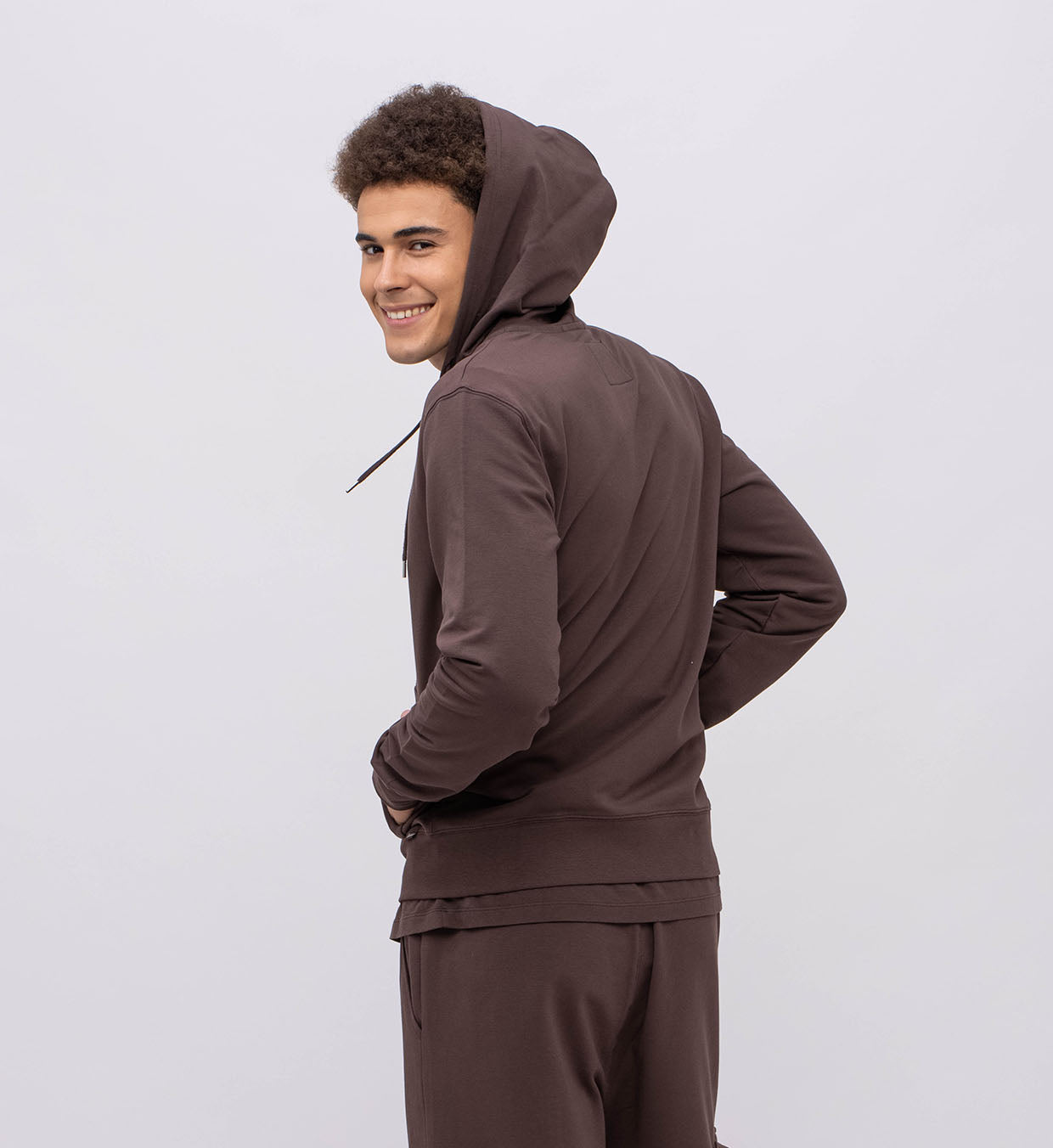 Mist Terry  Hoody + Zipper