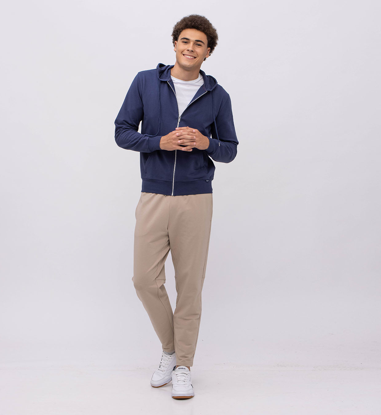 Mist Terry  Hoody + Zipper