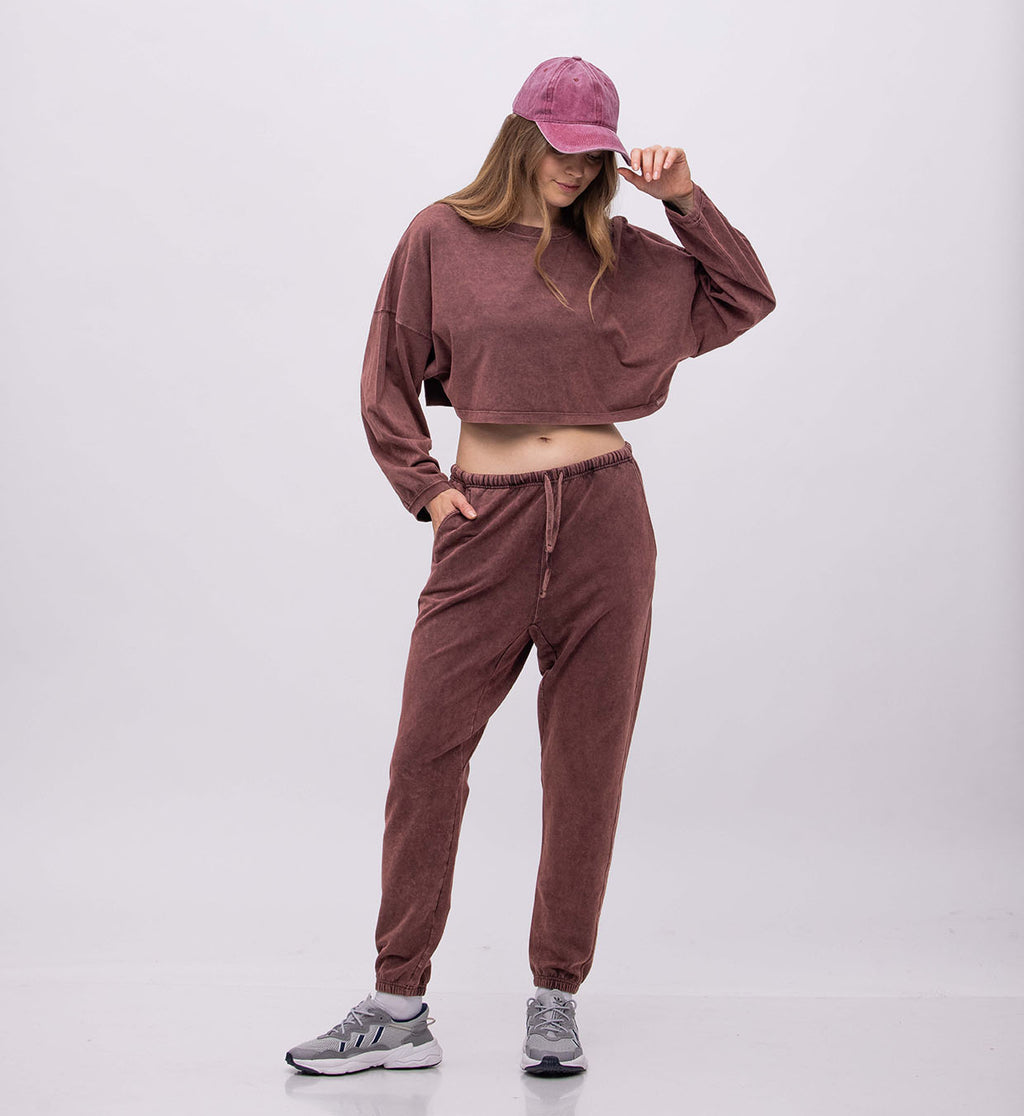 Ita Terry Pants Vintage Wash