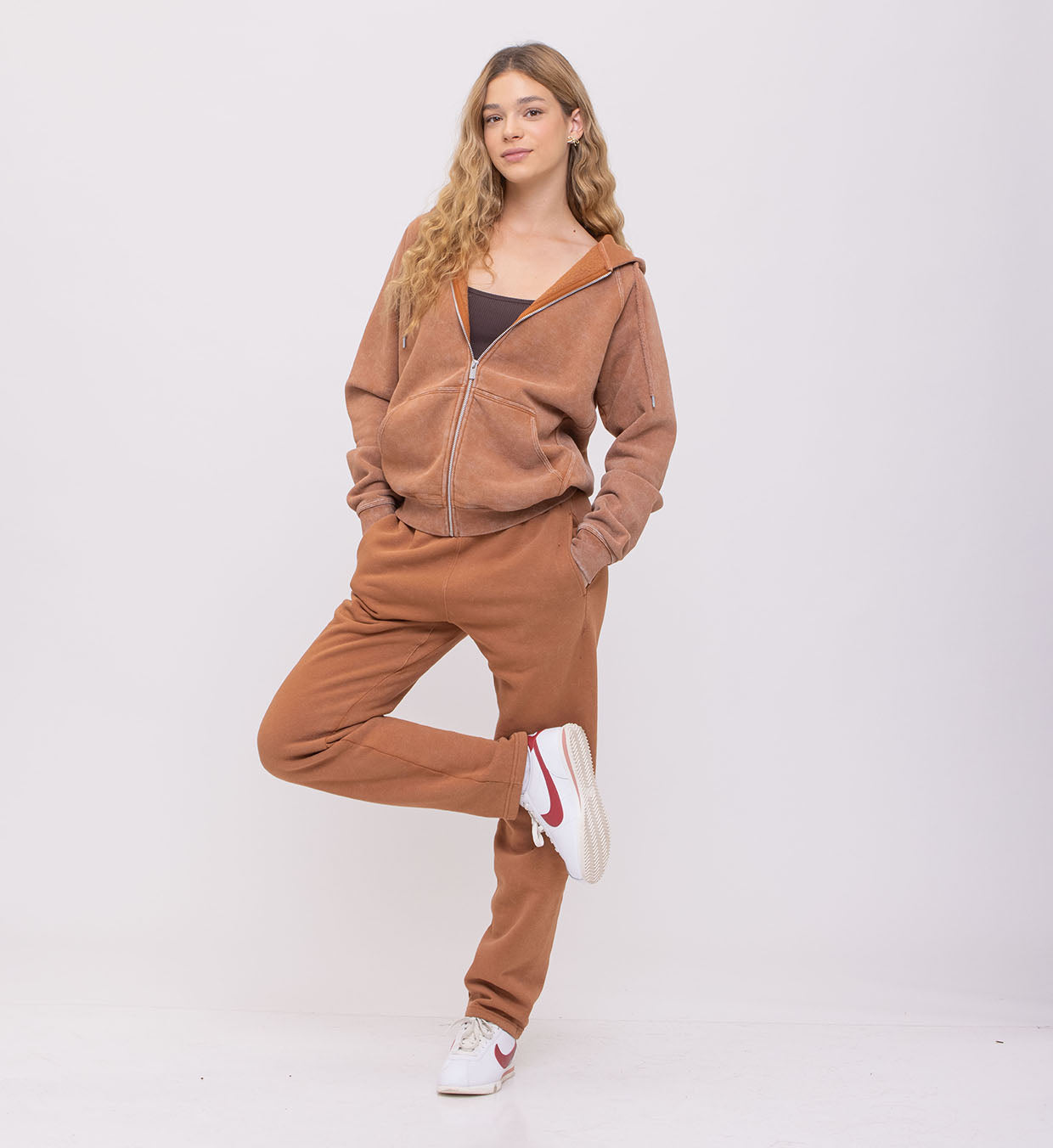 Garda Fleece Pants Vintage Wash Women
