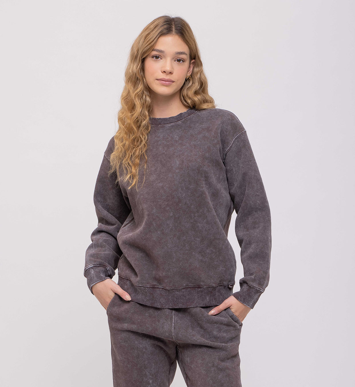 Groove Fleece Sweatshirt Vintage Wash Women