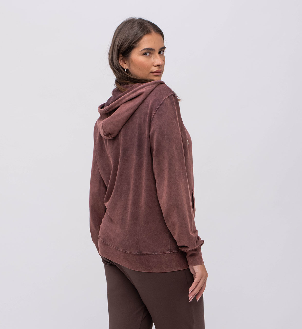 Mist Terry Hoody + Zipper Vintage Wach Women